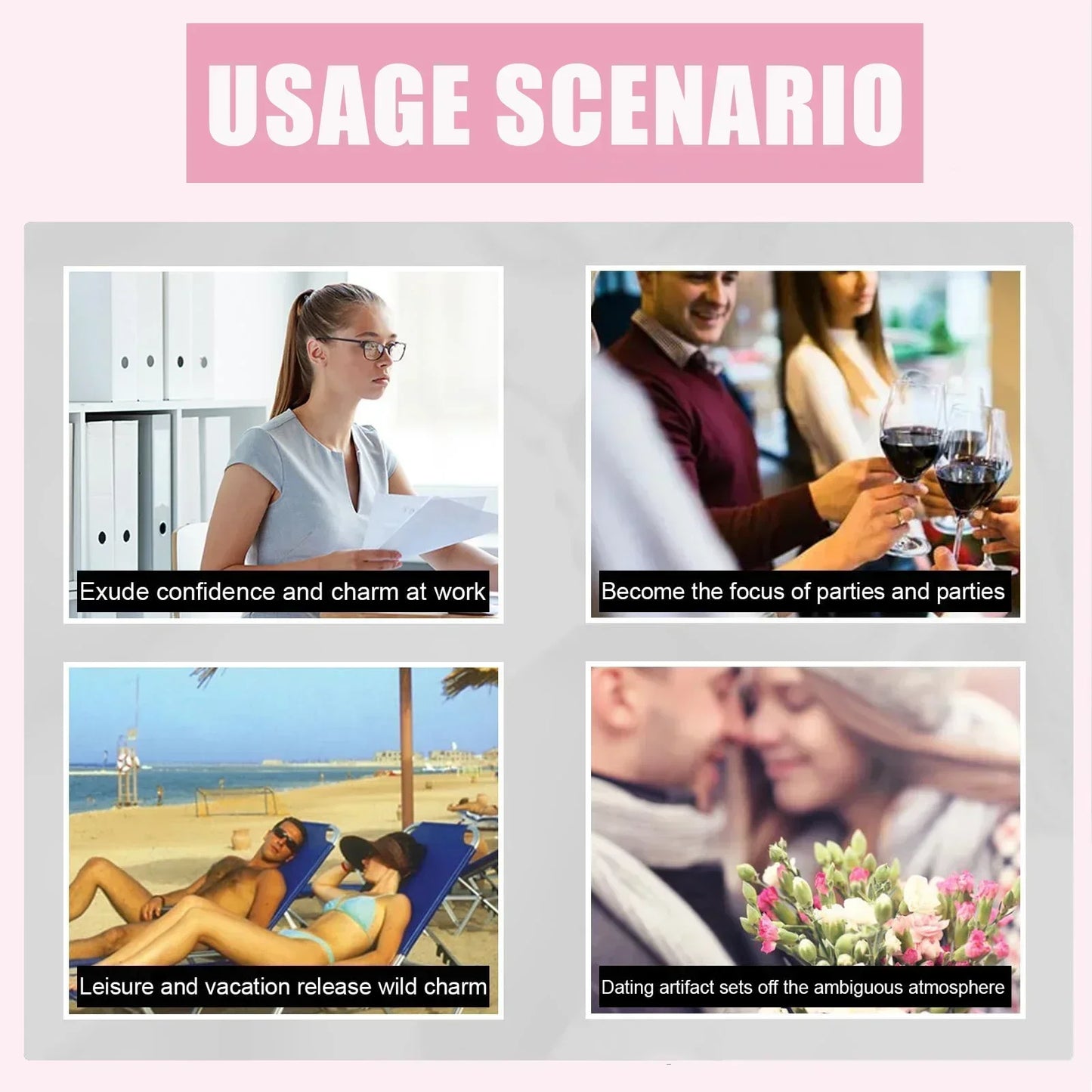 Portable Sex Flirting Perfume Essential Oil Long-lasting Fragrance Pheromone Perfume