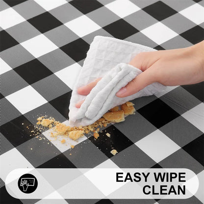 Olanly Rectangle Table Cover Elastic Waterproof Table Covers Fitted Vinyl Tablecloth For Home Party Camping Table Cloth Outdoor