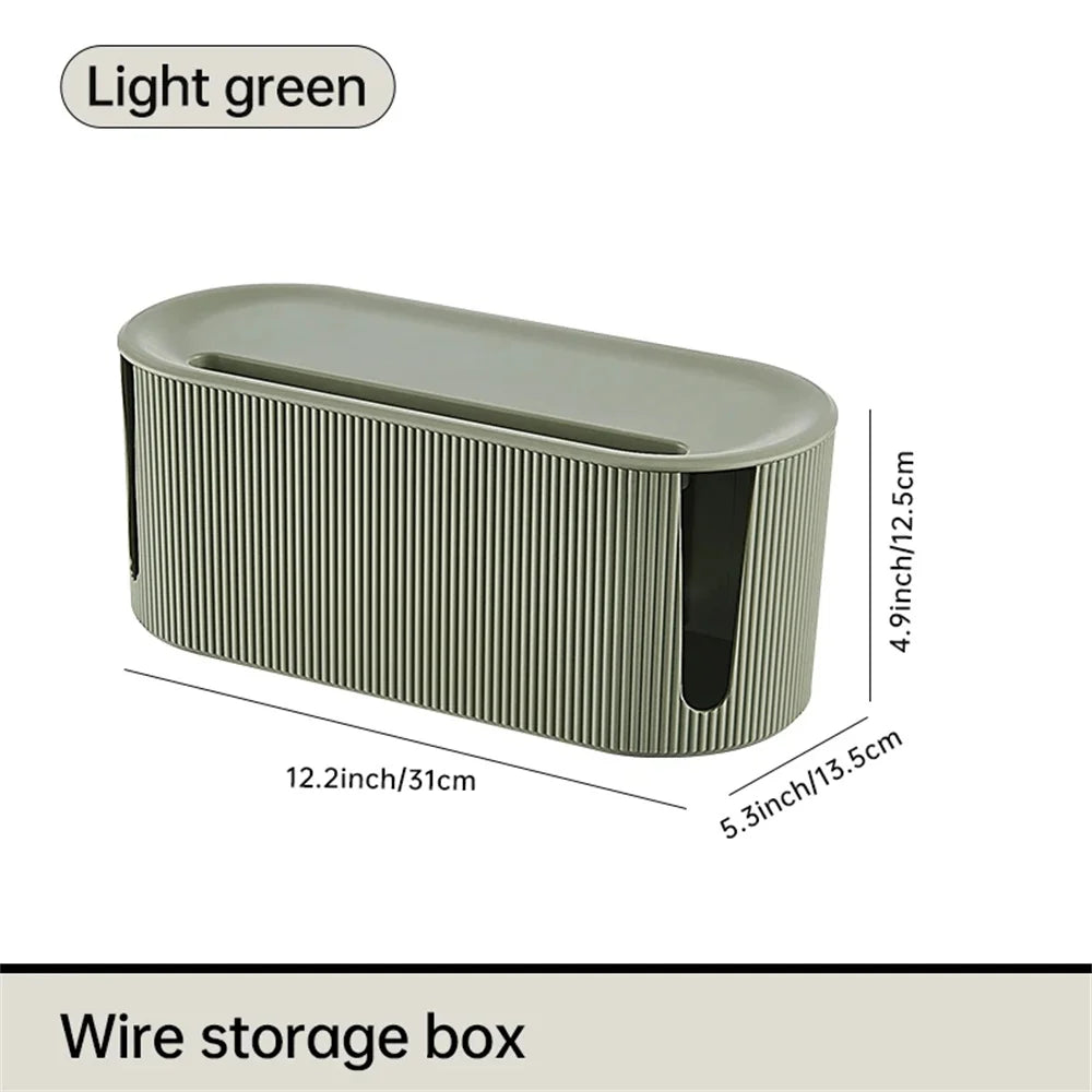 Nordic Plug Board Storage Box Cable Wire Organizer Case Socket Wireless WiFi Router Bracelet Desktop Data Line Plug Holder Shelf