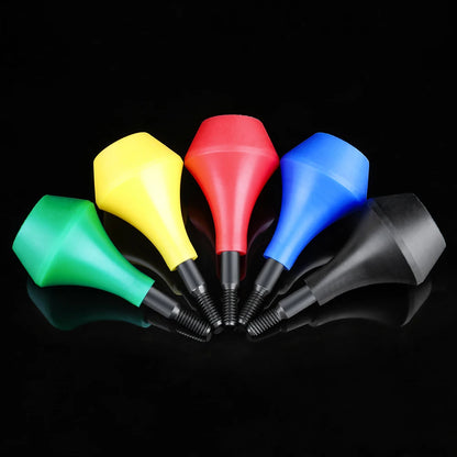 6pcs Archery Nylon Arrowhead 8-32 Thread Diameter 0.4cm Shooting Training Nylon Target Point Bow and Arrow Practice Accessories