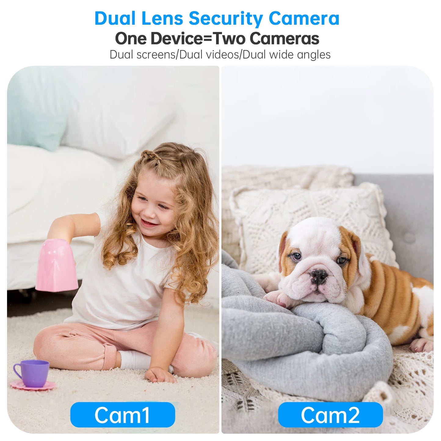 Dual Lens Surveillance with Auto Tracking