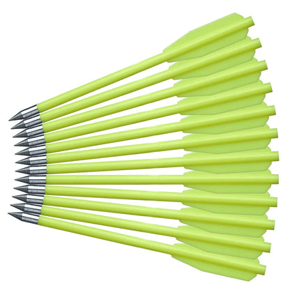 12pcs Archery 6.25 inch Short Bolts Hunting Arrows for Crossbow Shooting Accessories