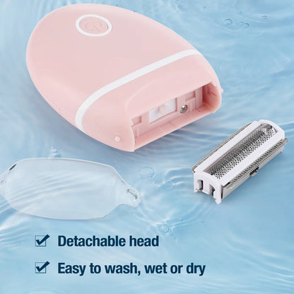 3 in 1 Girl Women's Hair Removal Shaver Mini Razor Special Whole Body Shaving Knife Armpit Intimate Area Electric Cleanser