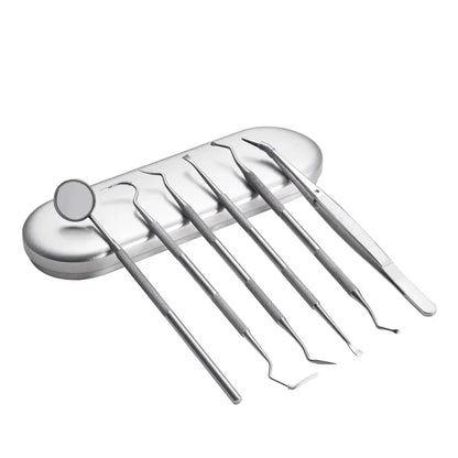 Dental Mirror Sickle Tartar Scaler Teeth Pick Spatula Dental Laboratory Equipment Dentist Gift Oral Care Tooth Cleaning Tools