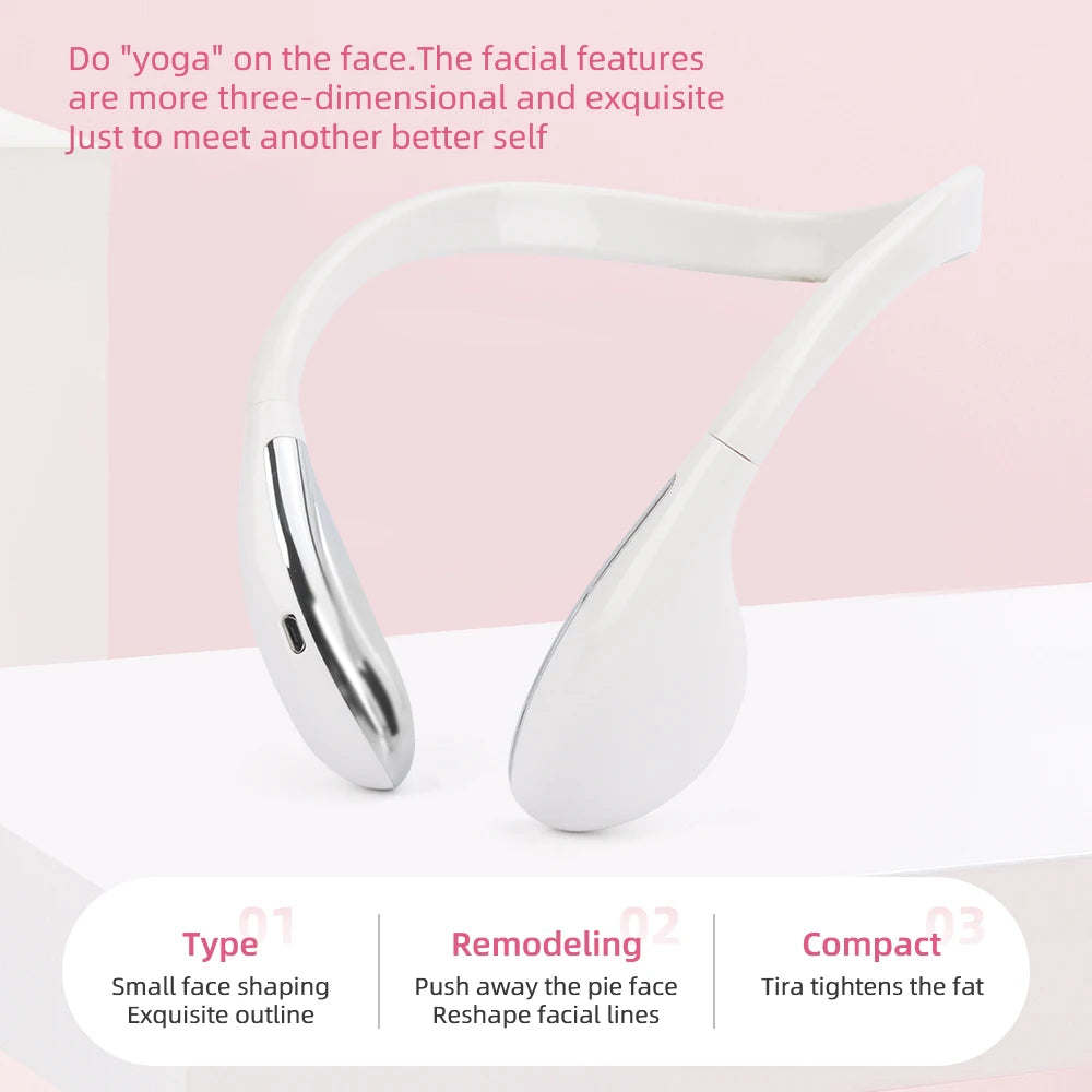 EMS V-Face Massager for Face Lifting Machine Face Chin Lift Massager Face Slimming Exerciser Skin Tighten Anti Wrinkle Skin Care