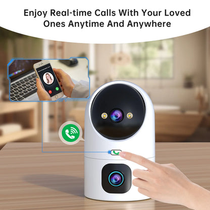 Dual Lens Surveillance with Auto Tracking