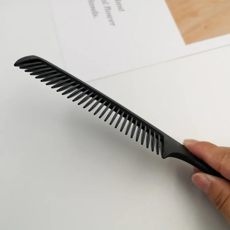 Comb Plastic Barber Comb Black Thickened Hair Cutting Comb Men's and Women's Styling Tools