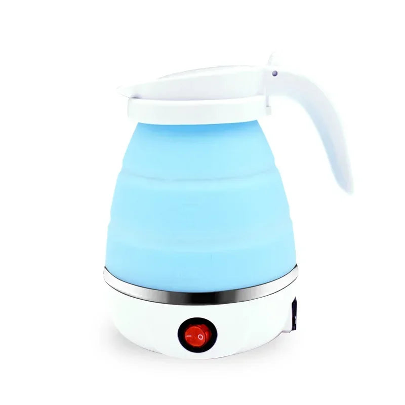 Mini Electric Kettle Foldable Kettle Silicone  Portable Teapot Water Heater Outdoor Travel Home Tea Pot Water Kettle 0.6L 600W