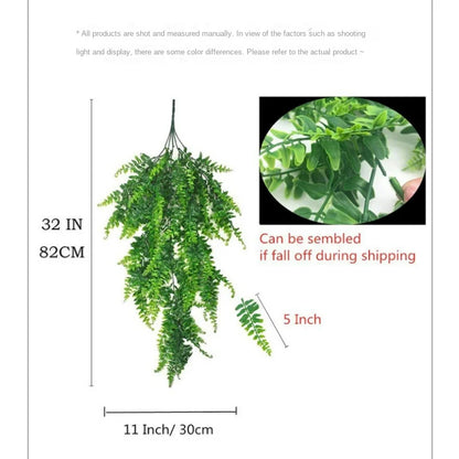 Artificial Wall Hanging Wedding Home Decoration Artificial Plant Persian Wall Hanging Vines Hanging Ivy Decorative Green Plant