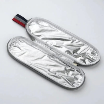 Tableware Reusable Travel Cutlery Set Camp Utensils  with Stainless Steel Spoon Fork Chopsticks Straw Portable Case
