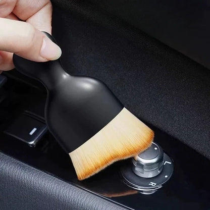 Car Interior Cleaning Brush with Casing Center Console Air Conditioning Outlet Detailing Brush Car Cleaning Tools Accessories
