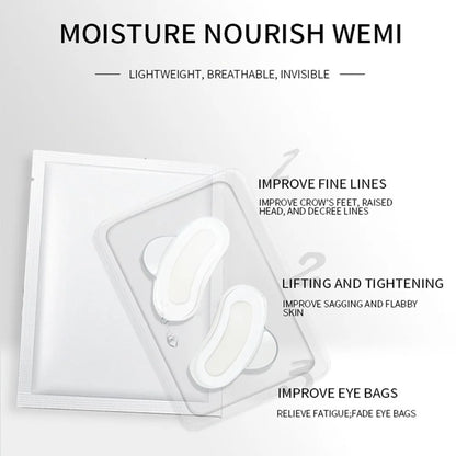 Hyaluronic Acid Microcrystals Eye Patches Mask For Anti Wrinkle Aging Dark Circles Moisturizing Under Eye Gel Pads Skin Care