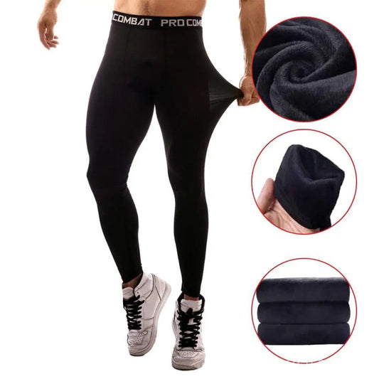 Men's Sports Tights Quick Drying Breathable Sweat-absorbent Elastic Sportswear Running Fitness Training Male Elastic Leggings