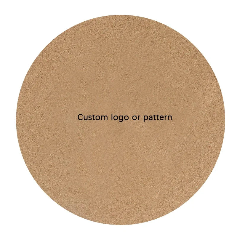 Premium Meditation 130cm 1.5mm Organic Non Toxic Natural Rubber Custom Large Round Circle Cork Yoga Mat