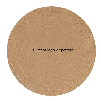 Premium Meditation 130cm 1.5mm Organic Non Toxic Natural Rubber Custom Large Round Circle Cork Yoga Mat