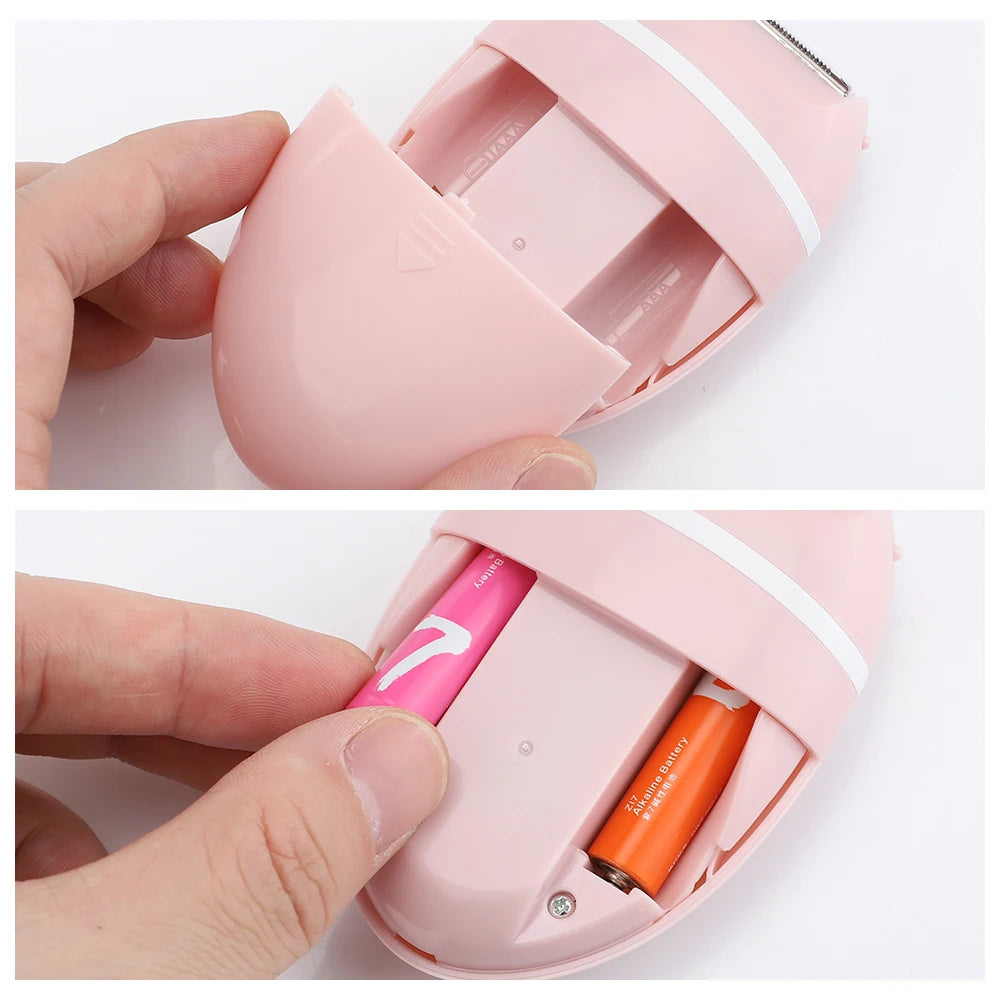 3 in 1 Girl Women's Hair Removal Shaver Mini Razor Special Whole Body Shaving Knife Armpit Intimate Area Electric Cleanser