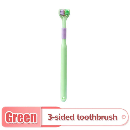 Three-Sided Soft Hair Toothbrush