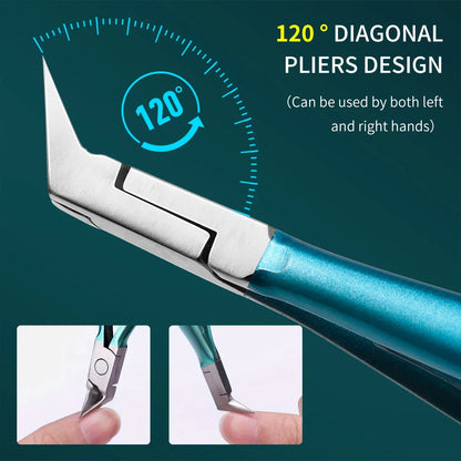Cuticle Trimmer Toenail Clippers, Stainless Steel Ingrown Toenail Removal Kit for Nail Groove,Dead Skin Nail Clipper for Adults
