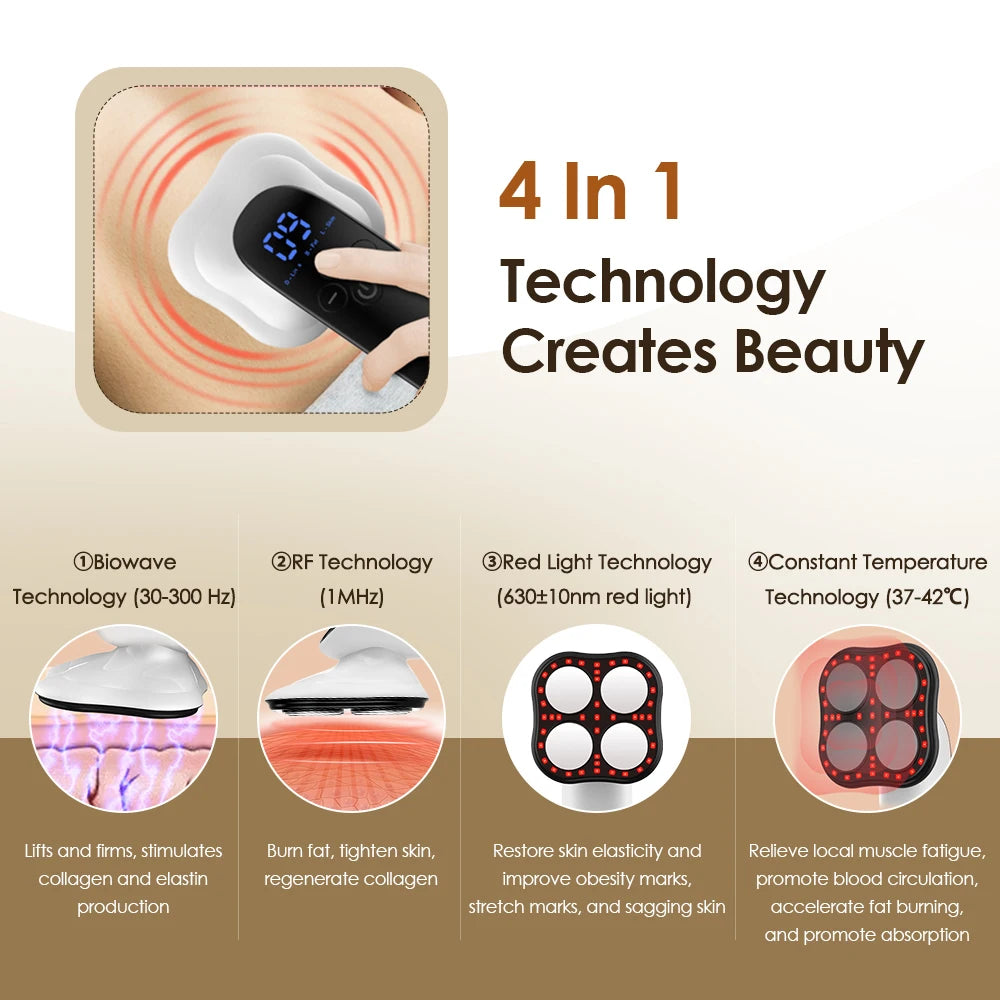 Rechargeable Slimming Massager Instrument Shaping Machine Lose Weight Chargeable Portable Body Household