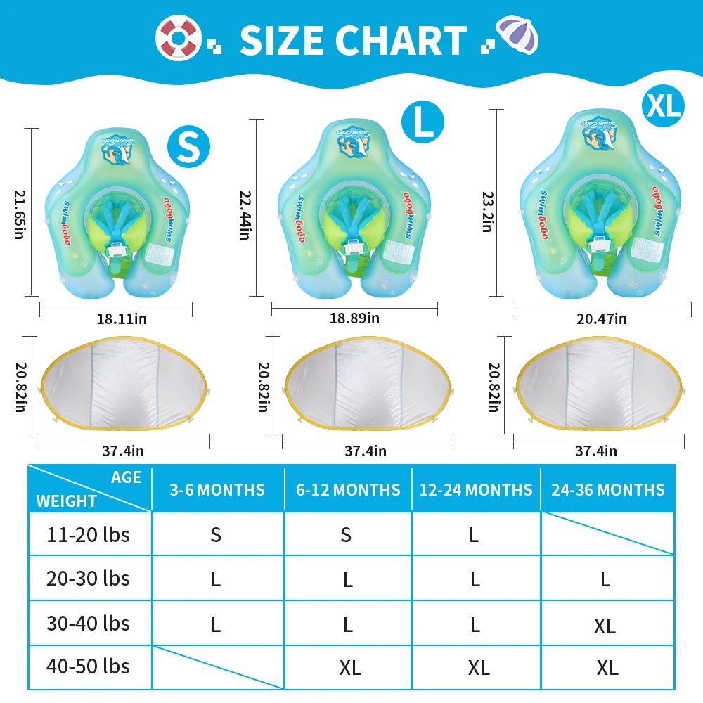 Inflatable Baby Swim Float