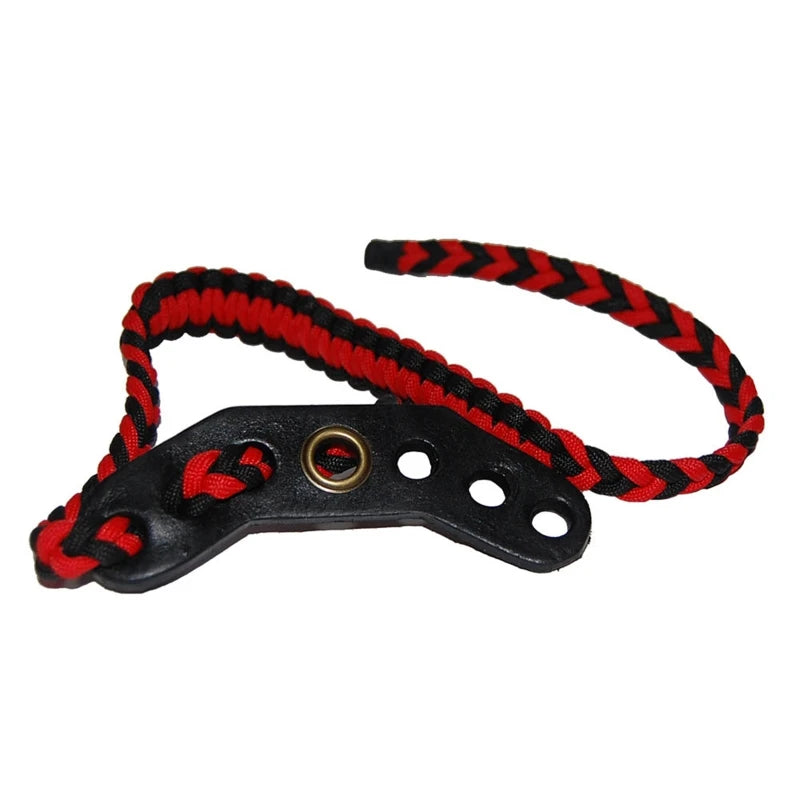 Knitted Wrist Bow Sling Archery Adjustable Braided Wrist Sling Strap Compound Bow Stabilizer for Shooting Practice Sport 24BD
