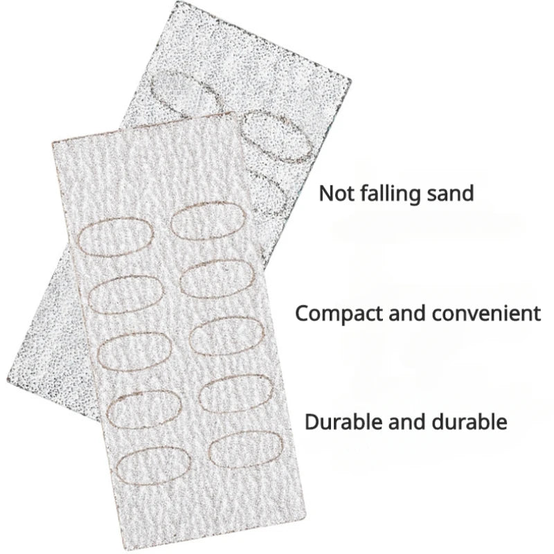 Nail Cuticle Pusher Self-adhesive Sand Flake File Trimming Nails Pre Polishing Sandpaper Set Manicure Treatment Tool