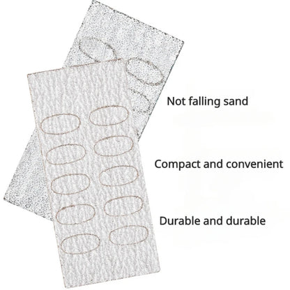 Nail Cuticle Pusher Self-adhesive Sand Flake File Trimming Nails Pre Polishing Sandpaper Set Manicure Treatment Tool