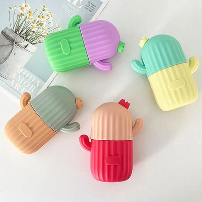 Cactus Facial Roller Skin Care Beauty Lifting Contouring Silicone Trays Ice Balls Face Massager Skin Care Tool
