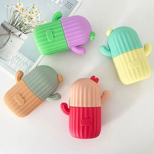 Cactus Facial Roller Skin Care Beauty Lifting Contouring Silicone Trays Ice Balls Face Massager Skin Care Tool