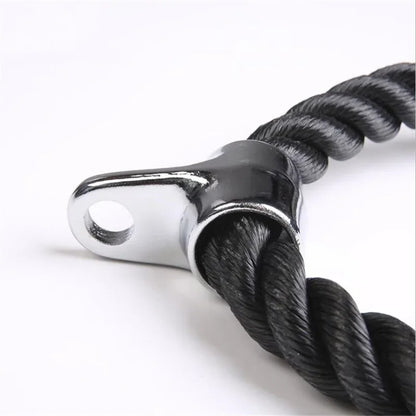 Gym Accessories Fitness Tricep Rope Cable Pull Down Rope Exercise Equipment Weights Handles Workout Muscle Training For Fitness