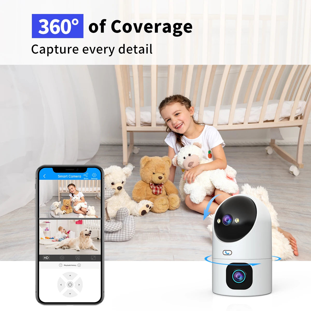 Dual Lens Surveillance with Auto Tracking