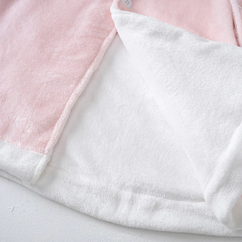 IYEAL  Winter Long Baby Girls Cloak Baby Windbreaker Outwear Thickening Wrap for Autumn and Winter Children Girls Coat