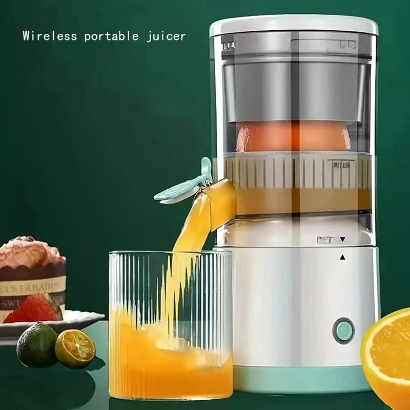 Fully Automatic Household Juicer, Portable Fruit Juicer, USB Charging Rotary Portable Small Juicer