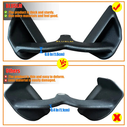 LAT Pull Down Fitness Handle Triceps Bicep Pully Cable Machine Accessories T/V-Rod Back Strength Training Equipment