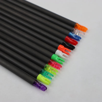 50pcs Arrow Nocks Insert Tips ID6.2mm Arrow Shaft Tails Plastic Archery Hunting Bow DIY Accessory