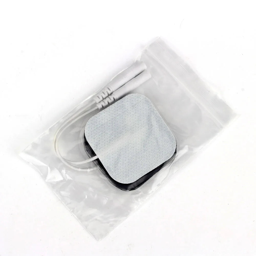 Wholesale 4X4CM Reusable Self Adhesive Tens Electrode Pad For Digital Physiotherapy Massager Nerve Muscle Stimulator Accessory