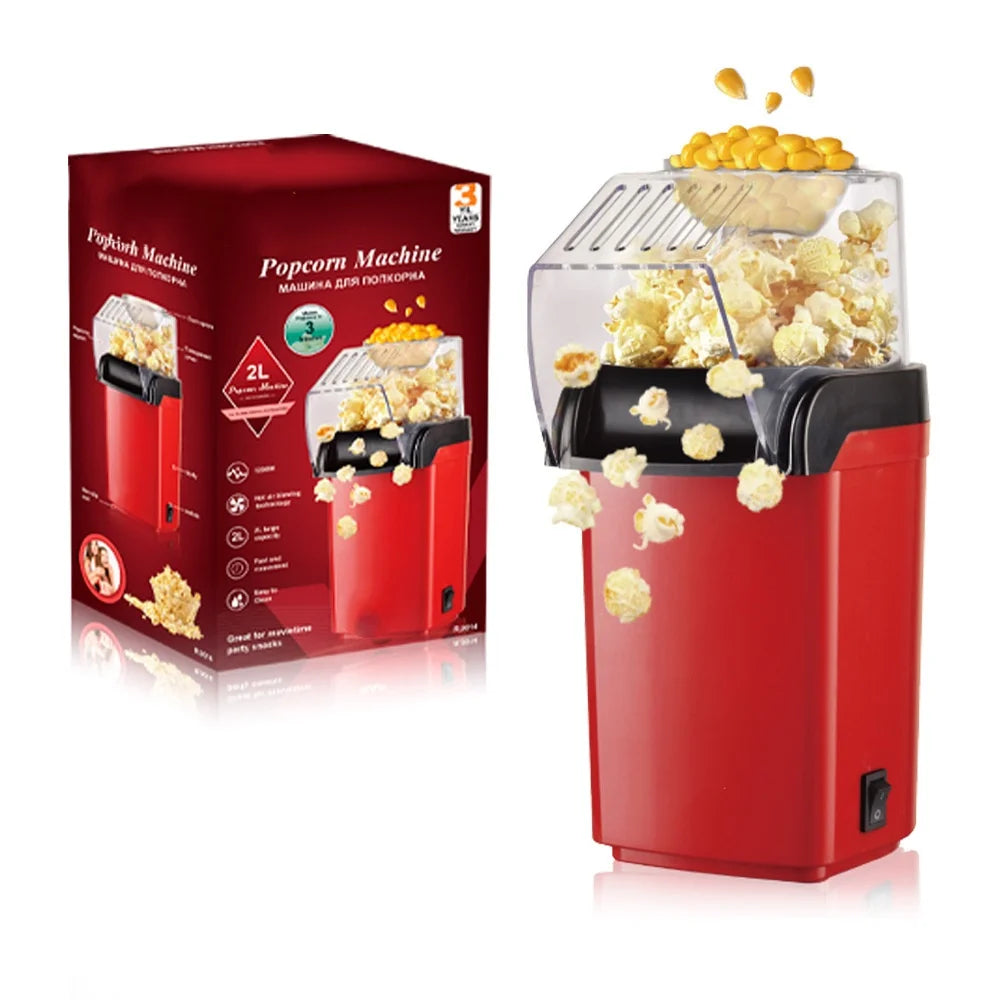 220V Popcorn Makers Mini Popcorn Machine Electric Household Appliance Machine Fully Automatic Popcorn Machine For Home Kitchen