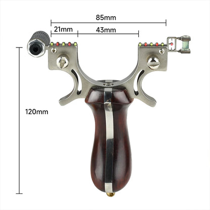 304 Stainless Steel Slingsshots High-precision Laser Aiming Slingshot Outdoor Hunting Catapult Practice Shooting Accessories