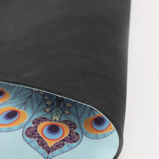Custom Non-slip Round Meditation Suede Yoga Mat Large Round suede yoga round mat