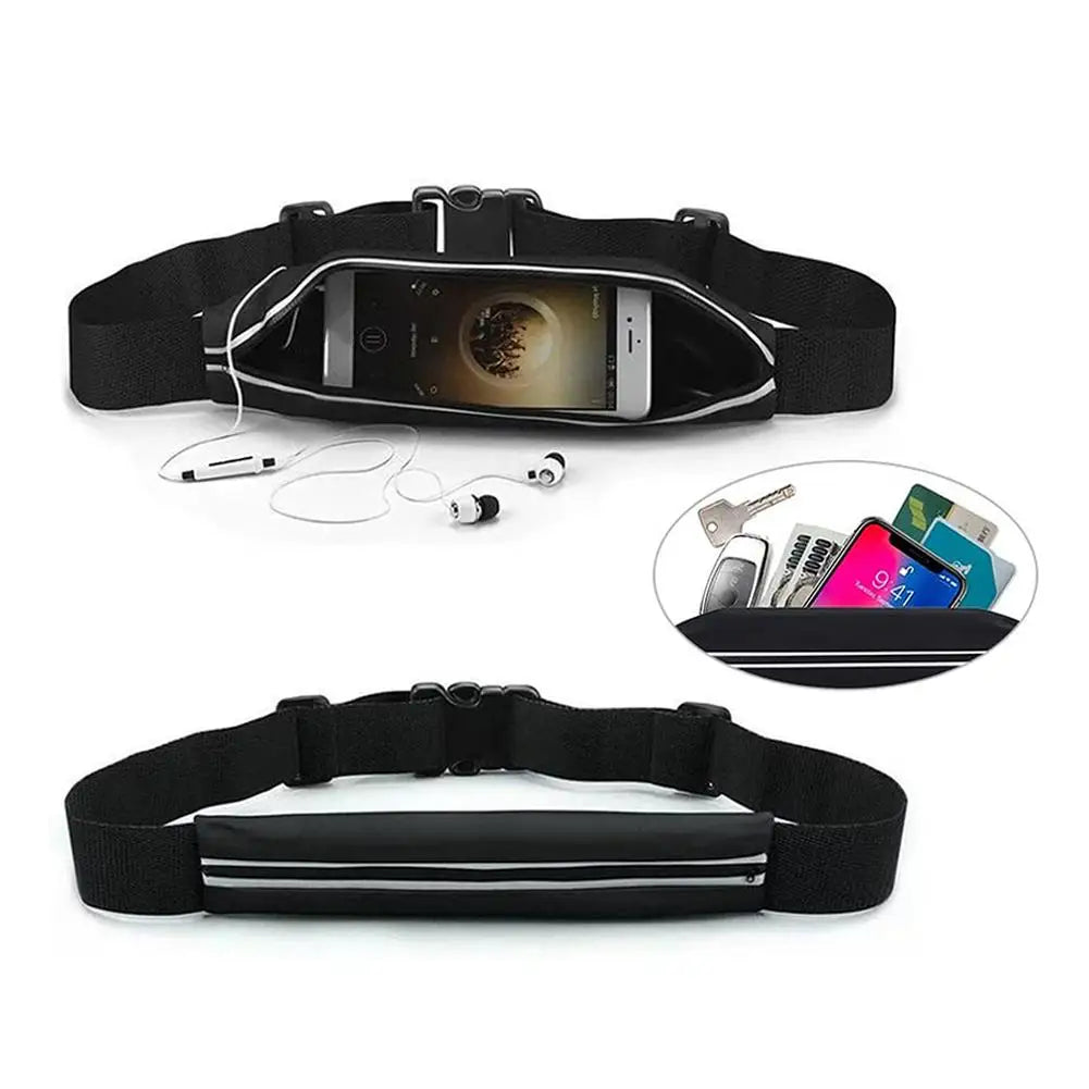 Waterproof Running Waist Bag Sports Jogging Outdoor Mobile Phone Holder Belt Bag Female Male Fitness Cycling Sports Accessories