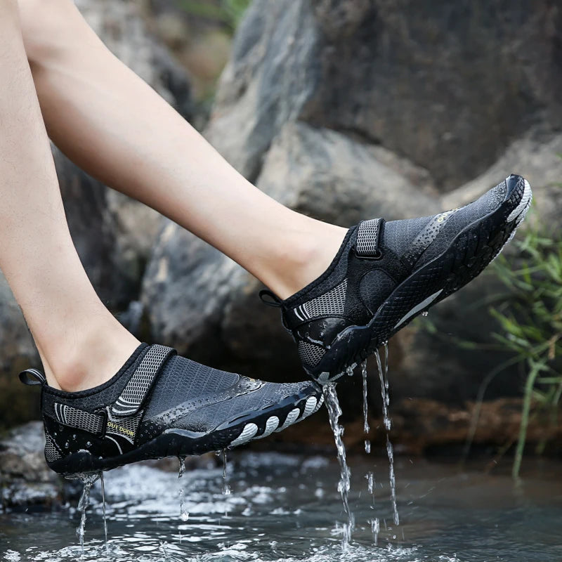 Women's Water Swimming Shoes Men's Women Quick Drying Sports Barefoot Shoes Outdoor Beach Sandals Swimming Rubber Sole Non-Slip