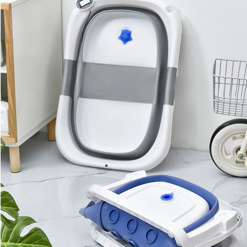 Foldable Baby Bathtub with Real
