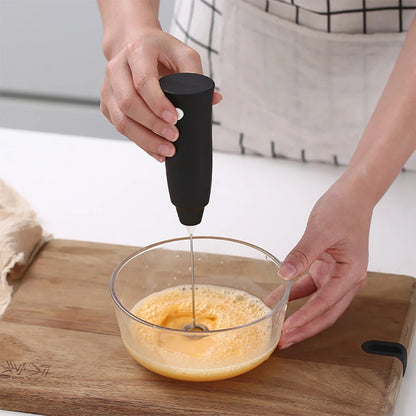 1PC Electric Egg Beater Milk Drink Coffee Whisk Stirrer Mini Milk Frother Mixer Electric Home Kitchen Egg Beater Kitchen Tools