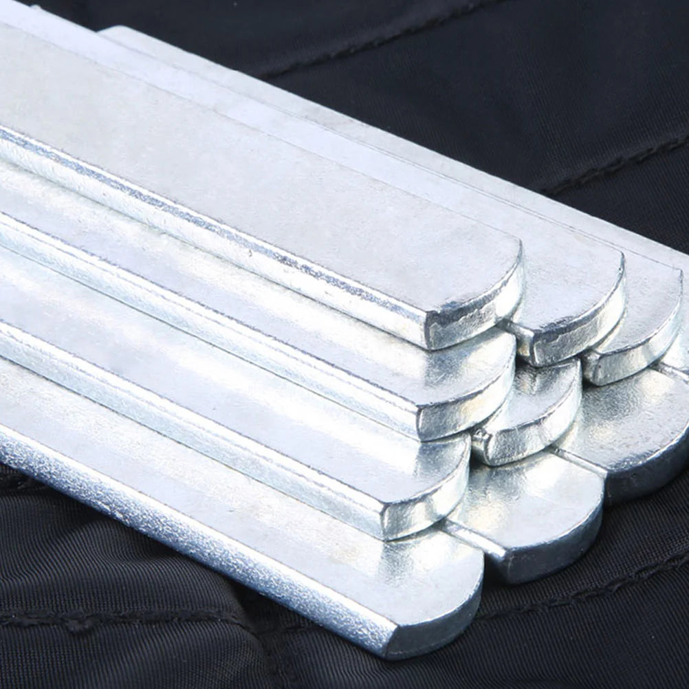 10 Pcs Weighted Strength Training Plates Fitness Accessory Exercise Steel Weight Running Vest Filling Plate for Bar Weighted