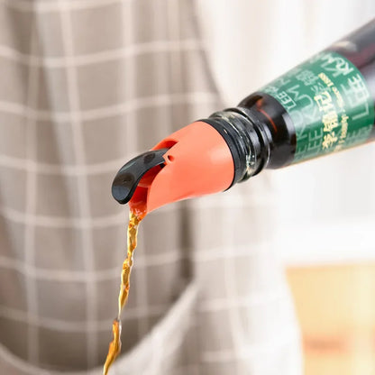 Gravity Induction Automatic Opening Bottle Oil Wine Bottle Pourer Cap Spout Stopper Mouth Dispenser Bartender Kitchen Accessory