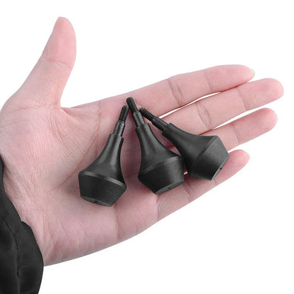 6pcs Archery Nylon Arrowhead 8-32 Thread Diameter 0.4cm Shooting Training Nylon Target Point Bow and Arrow Practice Accessories