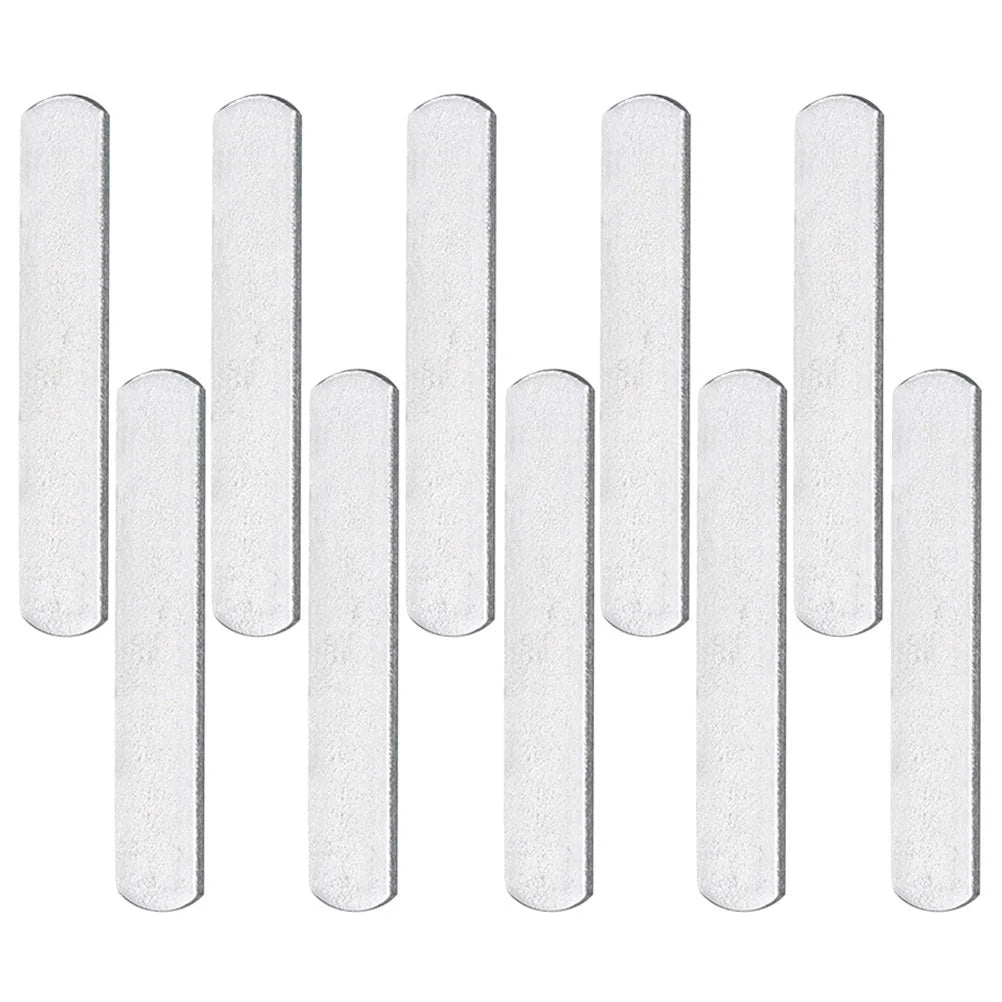 10 Pcs Weighted Strength Training Plates Fitness Accessory Exercise Steel Weight Running Vest Filling Plate for Bar Weighted