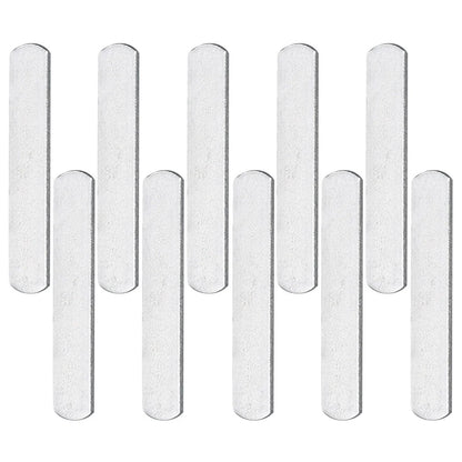 10 Pcs Weighted Strength Training Plates Fitness Accessory Exercise Steel Weight Running Vest Filling Plate for Bar Weighted