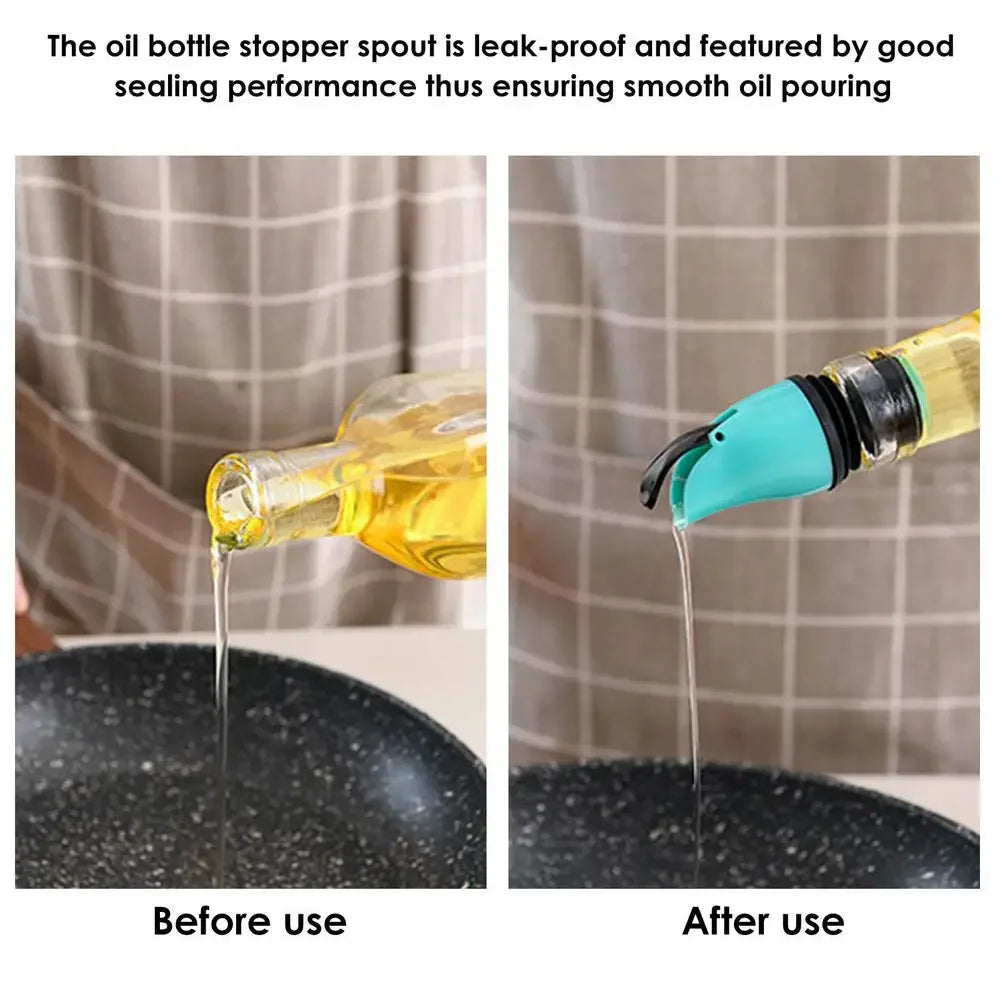 Gravity Induction Automatic Opening Bottle Oil Wine Bottle Pourer Cap Spout Stopper Mouth Dispenser Bartender Kitchen Accessory