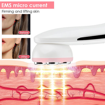 5 Colors RF Radio Frequency Facial LED Photon Beauty Device Face Wrinkle Removal Lifting Tighten Skin Care Machine